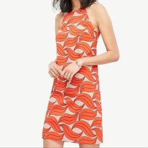 Ann Taylor coral halter style Women's Dress